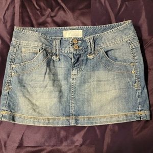 Maurices denim mini skirt size 7/8